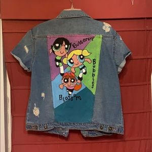 Customized shirt sleeve Denim Jacket